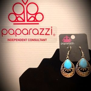 Silver & Blue Earrings